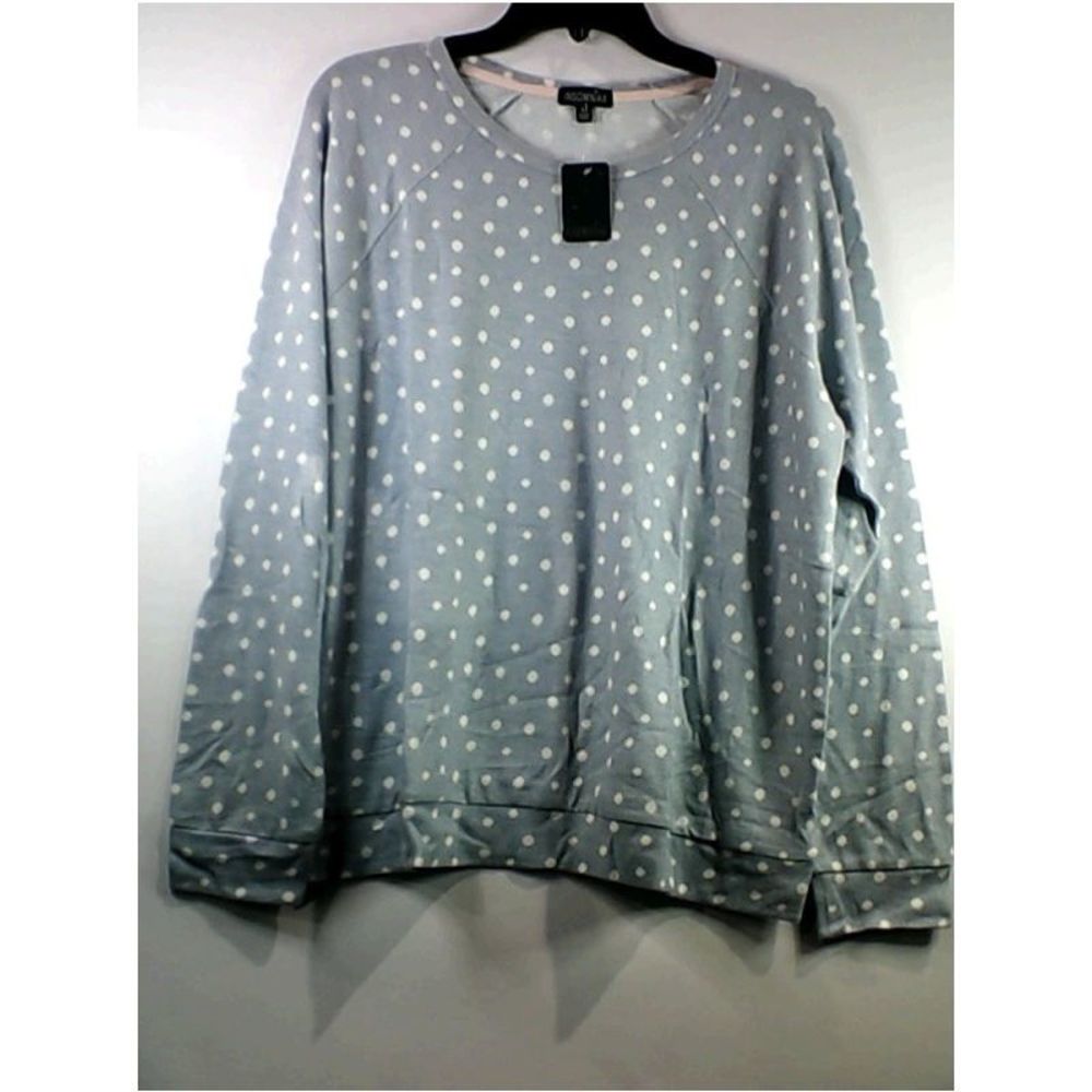 Insomniax Womens PNJ7 Regular Pull On Sleepwear, Blue, Size Large